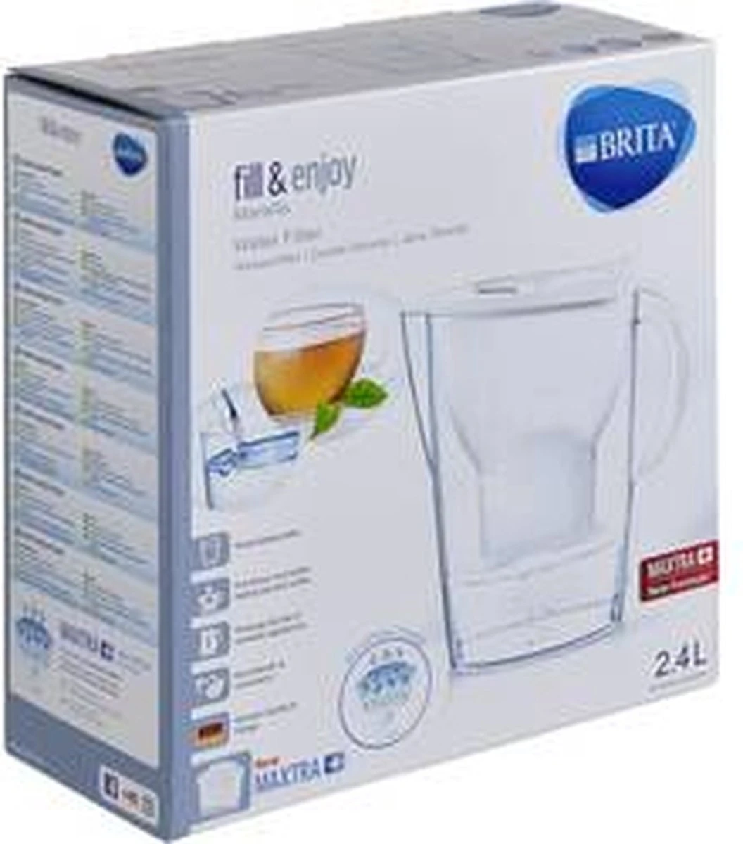 BRITA - Waterfilterkan Marella Cool - Wit - 2,4L 19 BRITA - Waterfilterkan Marella Cool - Wit - 2,4L - Afbeelding 17