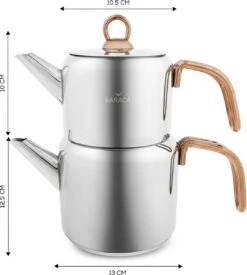 Karaca Mira Mini Theepot Set Turkse Theepotten, Geschikt Voor Alle Warmte Bronnen- Theepot: 0,7 L Waterkoker: 1,4 L Roestvrij Staal Theemaker, Theepot, Caydanlik, Demlik, Theeketel 7 Karaca Mira Mini Theepot Set Turkse Theepotten, Geschikt Voor Alle Warmte Bronnen- Theepot: 0,7 L Waterkoker: 1,4 L Roestvrij Staal Theemaker, Theepot, Caydanlik, Demlik, Theeketel -Bekerwinkel 1078x1200 2