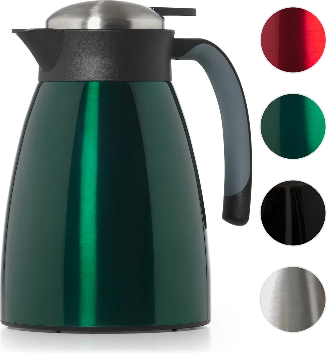 Blumtal Thermoskan Carla - Hoogwaardige Thermosfles - Voor Warme Dranken - Donkergroen 3 Blumtal Thermoskan Carla - Hoogwaardige Thermosfles - Voor Warme Dranken - Donkergroen