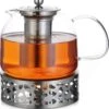 Monzana Theepot Glas - Met Theepotverwarmer – Voor 1,5 Liter RVS Zeef 1 Monzana Theepot Glas - Met Theepotverwarmer – Voor 1,5 Liter RVS Zeef -Bekerwinkel 1118x1200 1