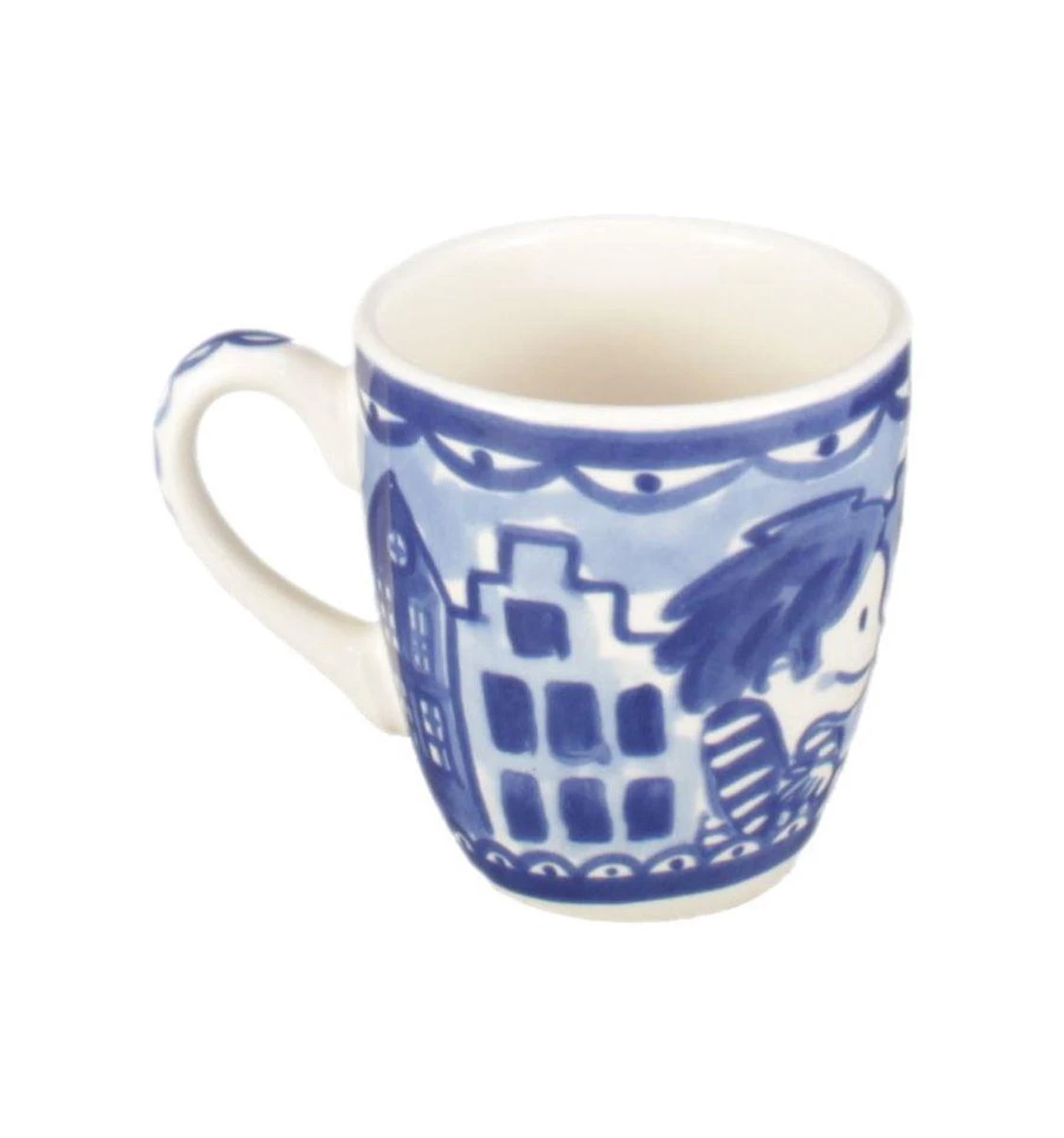 Blond Amsterdam Delfts Blond Minimok - 'Kussend' - Aardewerk 4 Blond Amsterdam Delfts Blond Minimok - 'Kussend' - Aardewerk - Afbeelding 2