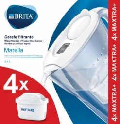 BRITA Waterfilterbundel Marella Cool White + 4 MAXTRA+ Filterpatronen -Bekerwinkel 1156x1200 2