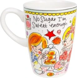 Blond Amsterdam Even Bijkletsen Beker XL 500 Ml - Mint Rand 9 Blond Amsterdam Even Bijkletsen Beker XL 500 Ml - Mint Rand -Bekerwinkel 1183x1200 3