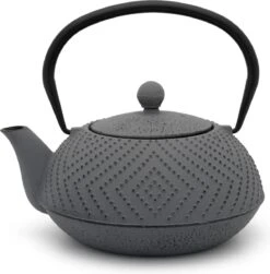 Bredemeijer Theepot Fujian 1.2L Met Filter Warm Grijs