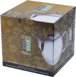 Feelino 1300 Ml Thee- En Koffiepot Met Zeef In Tuit En Glazen Deksel, Ideaal Voor 2 Personen, Special Edition Vaatwasmachinebestendig, Hittebestendig, Hoogwaardig Borosilicaatglas -Bekerwinkel 1186x1200 3