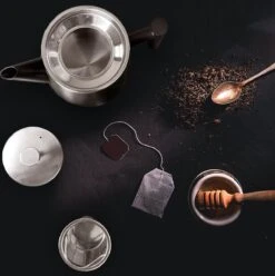 Vaja® Camille Theepot Zwart Met Filter - 1 Liter - RVS - Dubbelwanding -Bekerwinkel 1196x1200 11