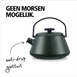 BRABANTIA T-TIME Donkergroene Theepot - Gietijzer - 0,7 L - Inclusief Zeefje -Bekerwinkel 1198x1200 13