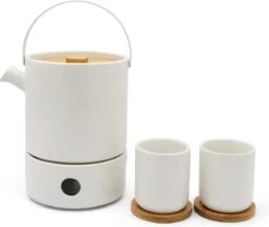 Bredemeijer - Theeset Umea Theepot 1.2L Met Theelichtwarmer - Mat Wit -Bekerwinkel 1200x1012 3