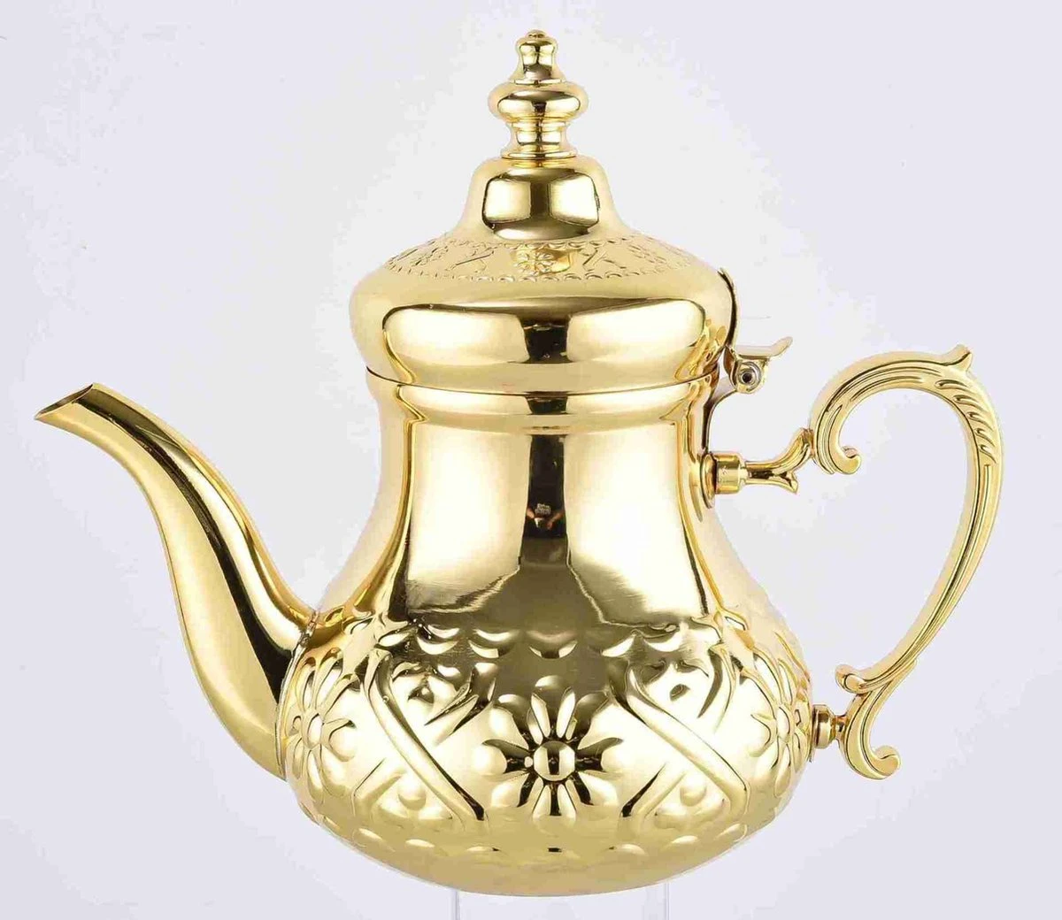 MONOO Theepot Casablanca RVS - 1.6 Liter - Turkse & Marokkaanse Theepotten 3 MONOO Theepot Casablanca RVS - 1.6 Liter - Turkse & Marokkaanse Theepotten
