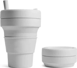 Koffiebeker - Reisbeker - Siliconen Beker - Opvouwbaar - Zwart - Drinkbeker - To Go 11 Koffiebeker - Reisbeker - Siliconen Beker - Opvouwbaar - Zwart - Drinkbeker - To Go -Bekerwinkel 1200x1059