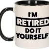 Pensioen Kado Mok / Beker Zwart - Im Retired Do It Yourself - 300 Ml - VUT