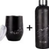 TIGR The Combo - Voordeelset Minimalist Thermosfles En Cup Warmhoudbeker - 500ml - Zwart Marmer 2 TIGR The Combo - Voordeelset Minimalist Thermosfles En Cup Warmhoudbeker - 500ml - Zwart Marmer -Bekerwinkel 1200x1101