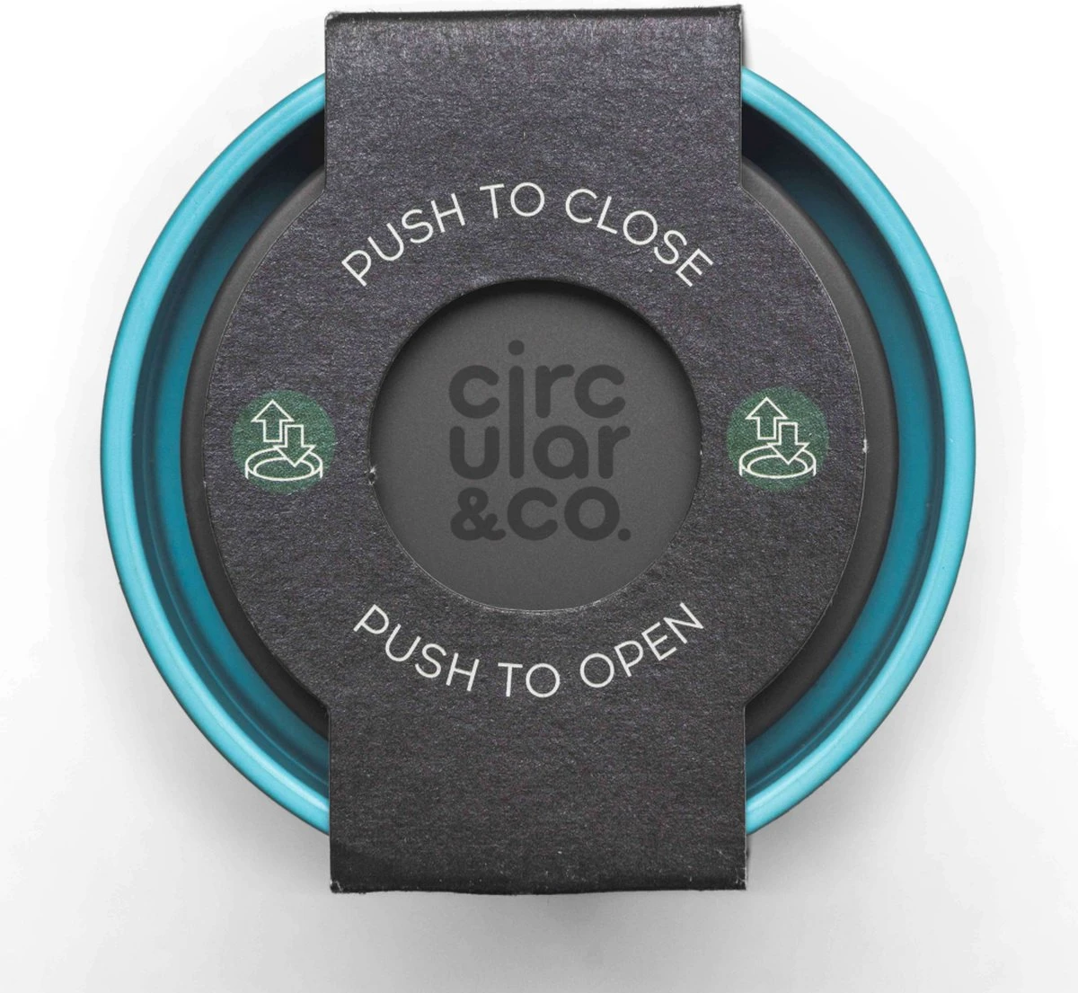 Circular&Co. Herbruikbare To Go Koffiebeker (rCUP) Crème/groen 12oz/340ml 10 Circular&Co. Herbruikbare To Go Koffiebeker (rCUP) Crème/groen 12oz/340ml - Afbeelding 8