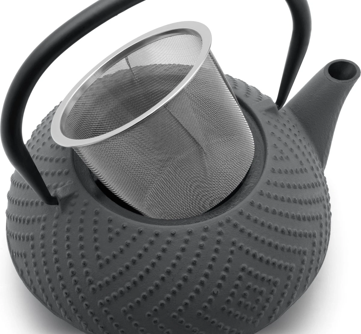 Bredemeijer Theepot Fujian 1.2L Met Filter Warm Grijs 5 Bredemeijer Theepot Fujian 1.2L Met Filter Warm Grijs - Afbeelding 3