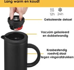 Silberthal - Thermoskan - 1 L - Dubbelwandig - Isoleerkan - Thermofles Koud En Warm - Cadeau 11 Silberthal - Thermoskan - 1 L - Dubbelwandig - Isoleerkan - Thermofles Koud En Warm - Cadeau -Bekerwinkel 1200x1139