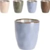 Excellent Houseware Set Van 4x Stuks Luxe Gekleurde Stoneware Bekers/koffiekopjes 280 Ml - Kopjes/koffiebekers -Bekerwinkel 1200x1156