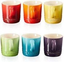 Le Creuset Espresso Kopjes Rainbow 100 Ml - 6 Stuks 9 Le Creuset Espresso Kopjes Rainbow 100 Ml - 6 Stuks -Bekerwinkel 1200x1171 4