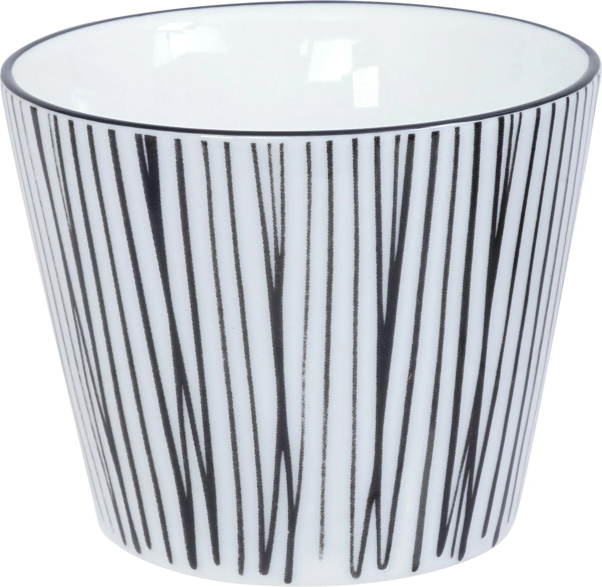 Tokyo Design Studio - Nippon Black Kopjes 180 Ml - Set Van 6 Stuks - Porselein - Zonder Geschenkdoos 8 Tokyo Design Studio - Nippon Black Kopjes 180 Ml - Set Van 6 Stuks - Porselein - Zonder Geschenkdoos - Afbeelding 6