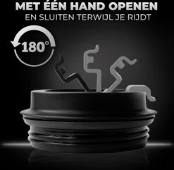 Volcan RVS Koffiebeker To Go Met Sleeve - Thermosbeker - Theebeker - Coffee - Zwart 13 Volcan RVS Koffiebeker To Go Met Sleeve - Thermosbeker - Theebeker - Coffee - Zwart -Bekerwinkel 1200x1173