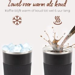 SIP !T® Premium RVS Koffiebeker To Go Thermosbeker – 380 ML – Herbruikbare Koffie & Theebeker – Lekvrij – Zwart - Valentijn 13 SIP !T® Premium RVS Koffiebeker To Go Thermosbeker – 380 ML – Herbruikbare Koffie & Theebeker – Lekvrij – Zwart - Valentijn -Bekerwinkel 1200x1187 10
