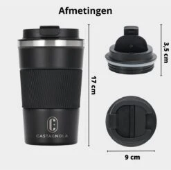 Castagnola Design RVS Koffiebeker To Go - Zwart - 380ml - Thermosbeker - Theebeker 17 Castagnola Design RVS Koffiebeker To Go - Zwart - 380ml - Thermosbeker - Theebeker -Bekerwinkel 1200x1191 3