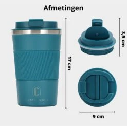 Castagnola Design RVS Koffiebeker To Go - Blauw - 380ml - Thermosbeker - Theebeker 16 Castagnola Design RVS Koffiebeker To Go - Blauw - 380ml - Thermosbeker - Theebeker -Bekerwinkel 1200x1191 5