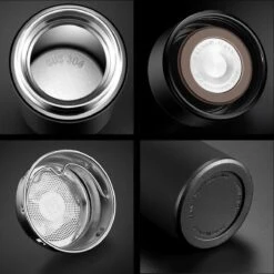 Thermosfles 500 Ml - Met Thee Filter - Mat Zwart 21 Thermosfles 500 Ml - Met Thee Filter - Mat Zwart -Bekerwinkel 1200x1198 3