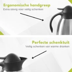 Hendi Thermoskan 1,5 Liter - Isoleerkan Met Drukknop - Zwart - Ø14,5x(H)23cm 14 Hendi Thermoskan 1,5 Liter - Isoleerkan Met Drukknop - Zwart - Ø14,5x(H)23cm -Bekerwinkel 1200x1200 101