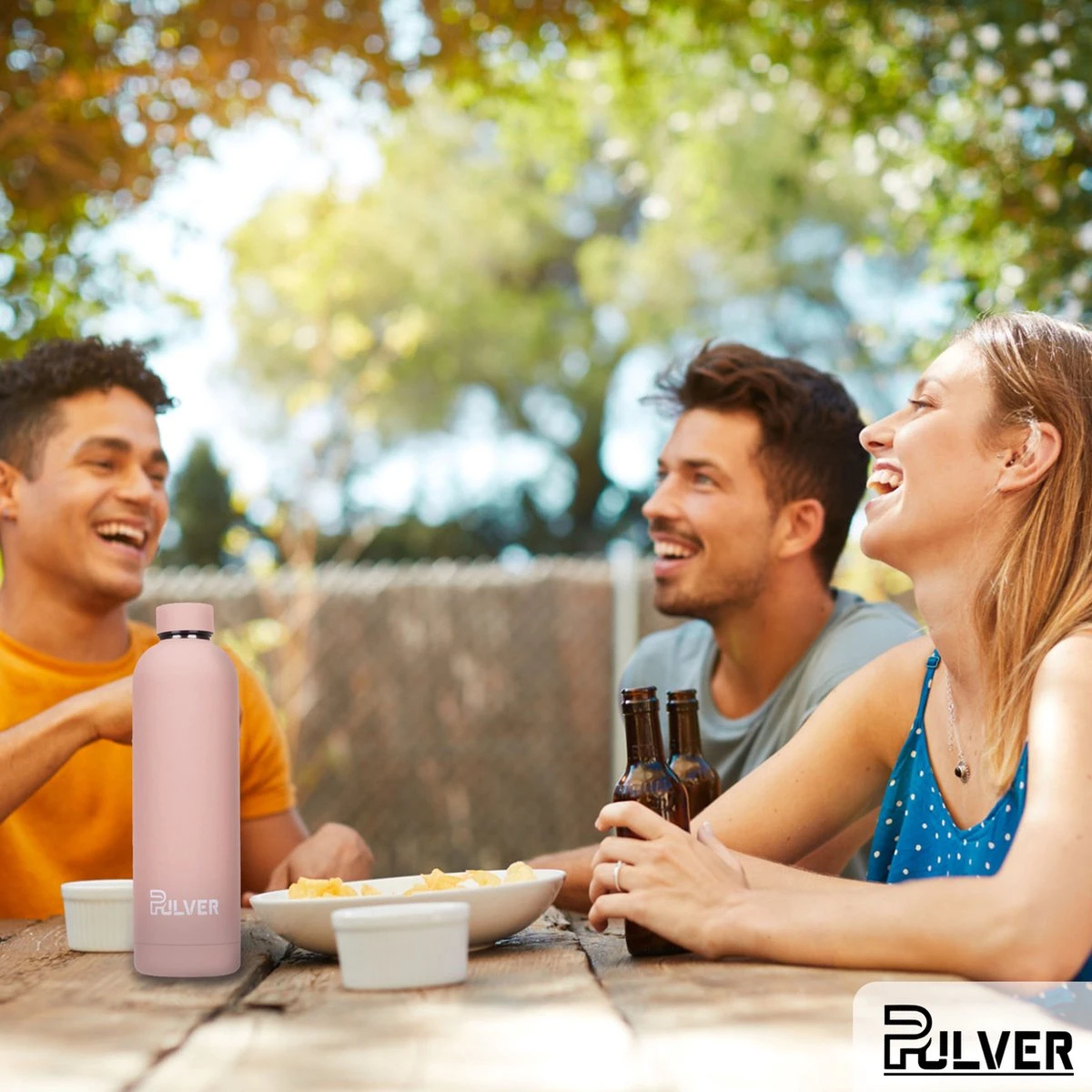 Pulver - RVS Thermosfles / Drinkfles – BPA Vrij – 750 Ml - Waterfles Met Draaidop – Drinkfles – Dubbele Isolatie - Rubberen Coating- Licht Roze 7 Pulver - RVS Thermosfles / Drinkfles – BPA Vrij – 750 Ml - Waterfles Met Draaidop – Drinkfles – Dubbele Isolatie - Rubberen Coating- Licht Roze - Afbeelding 5