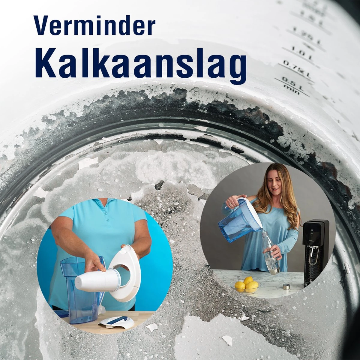 ZeroWater - 2,4 Liter - Ronde Waterfilterkan - Met Gratis Waterfilter & TDS Meter 6 ZeroWater - 2,4 Liter - Ronde Waterfilterkan - Met Gratis Waterfilter & TDS Meter - Afbeelding 4