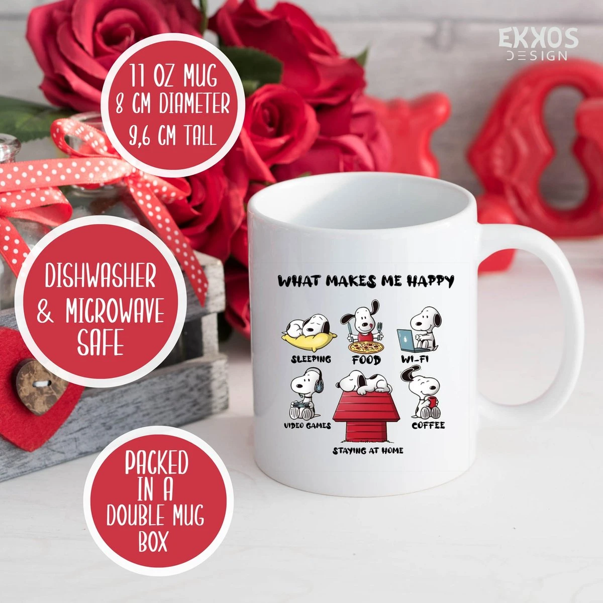 What Makes Snoopy Mok - Peanuts - Grappige Cadeautjes - Valentijn Cadeautje Voor Hem - Valentijn Cadeautje Voor Haar - Moederdag Cadeau - Valentijdag Cadeau - Cadeau Voor Vrouw - Mokken En Bekers - Cadeau Voor Moeder - Mama Cadeau - Koffiemok 8 What Makes Snoopy Mok - Peanuts - Grappige Cadeautjes - Valentijn Cadeautje Voor Hem - Valentijn Cadeautje Voor Haar - Moederdag Cadeau - Valentijdag Cadeau - Cadeau Voor Vrouw - Mokken En Bekers - Cadeau Voor Moeder - Mama Cadeau - Koffiemok - Afbeelding 6