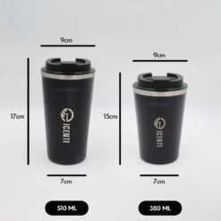 ICENTI - RVS Koffiebeker To Go - 380ml – Groen - Thermosbeker - Lekvrij - Dubbelwandig - Koffie Beker - Theebeker – Coffeemugg - Theemugg -Bekerwinkel 1200x1200 362