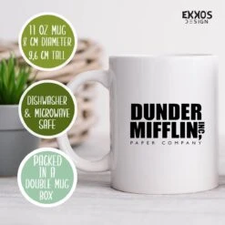 Dunder Mifflin Mok - The Office Merchandise - Michael Scoot - Koffiemok - Grappige Cadeaus - Kado Man - Cadeau Voor Man - Mokken En Bekers - Verjaardag Cadeau - Koffiekopjes - Mok Met Tekst - Collega Kado -Bekerwinkel 1200x1200 396
