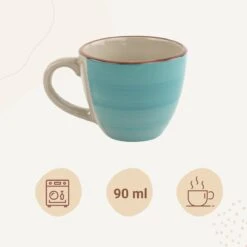 Orange85 Espresso Kopjes - Koffie - Set Van 6 - Meerdere Kleuren - 100 Ml - Aardewerk - Glazen - Met Oor - Koffiekopjes 11 Orange85 Espresso Kopjes - Koffie - Set Van 6 - Meerdere Kleuren - 100 Ml - Aardewerk - Glazen - Met Oor - Koffiekopjes -Bekerwinkel 1200x1200 424