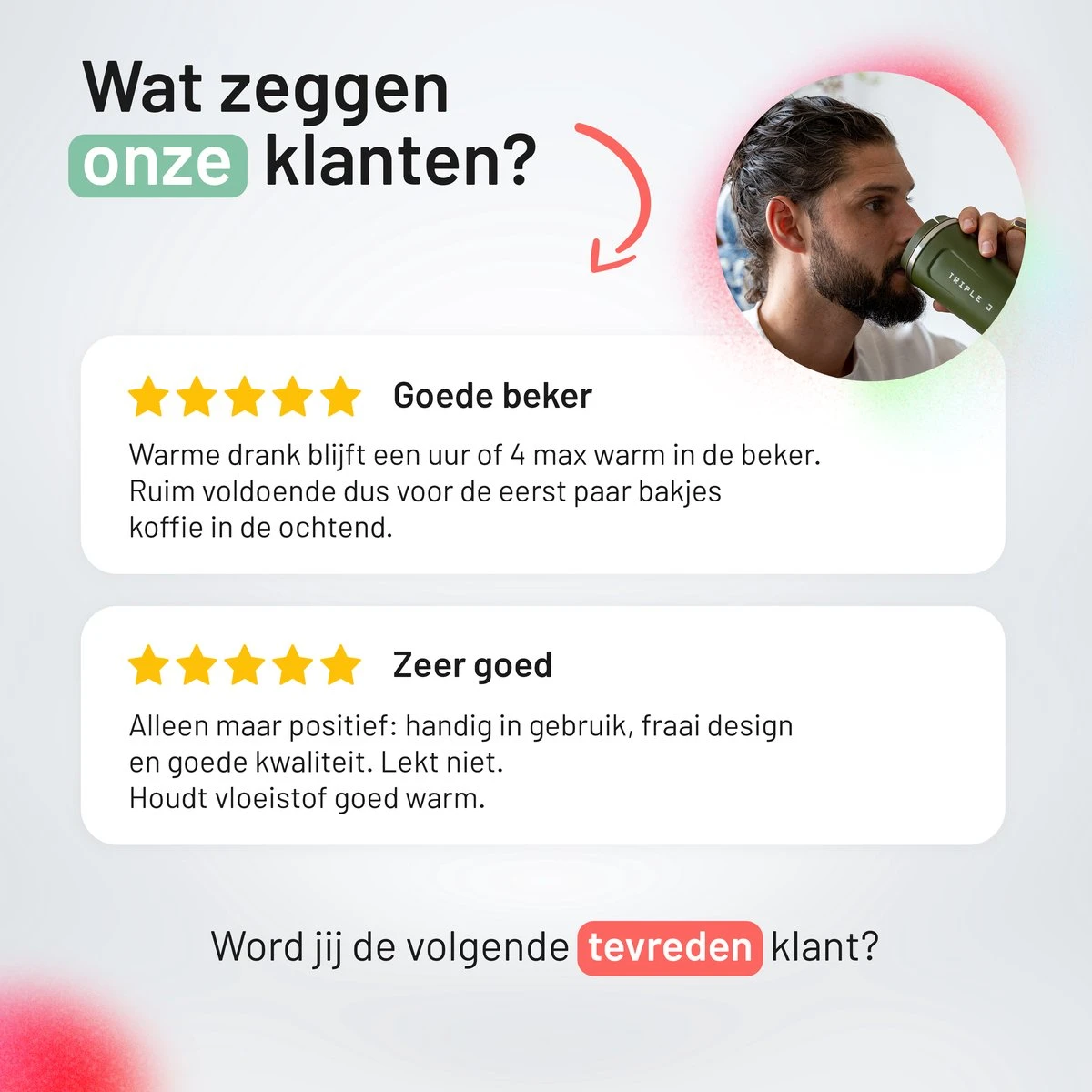 Triple J® Koffiebeker To Go - Thermosbeker - BPA & Lekvrij - 380ml - Roze 9 Triple J® Koffiebeker To Go - Thermosbeker - BPA & Lekvrij - 380ml - Roze - Afbeelding 7