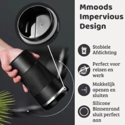 Mmoods Thermosbeker Voor Koffie En Thee 380ml - Koffiebeker To Go - Reisbeker Voor Auto - Herbruikbare Drinkfes Voor Warme En Koude Dranken - Ecologische Thermoskan Zwart Geschenk 14 Mmoods Thermosbeker Voor Koffie En Thee 380ml - Koffiebeker To Go - Reisbeker Voor Auto - Herbruikbare Drinkfes Voor Warme En Koude Dranken - Ecologische Thermoskan Zwart Geschenk -Bekerwinkel 1200x1200 531