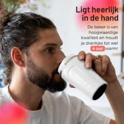 Triple J® Koffiebeker To Go - Thermosbeker - BPA & Lekvrij - 380ml - Wit 14 Triple J® Koffiebeker To Go - Thermosbeker - BPA & Lekvrij - 380ml - Wit -Bekerwinkel 1200x1200 541