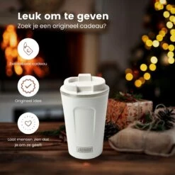 LaCardia Koffiebeker To Go Premium Wit – Thermosbeker – Theebeker – 380ML – Herbruikbaar 21 LaCardia Koffiebeker To Go Premium Wit – Thermosbeker – Theebeker – 380ML – Herbruikbaar -Bekerwinkel 1200x1200 562