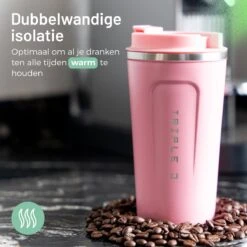 Triple J® Koffiebeker To Go - Thermosbeker - BPA & Lekvrij - 510ml - Roze 15 Triple J® Koffiebeker To Go - Thermosbeker - BPA & Lekvrij - 510ml - Roze -Bekerwinkel 1200x1200 569