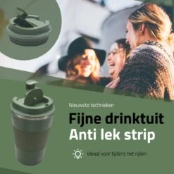 GOAT Outdoor RVS Koffiebeker To Go - Thermosbeker - Theebeker - Reisbeker - Lekvrij - 380ml - Groen 15 GOAT Outdoor RVS Koffiebeker To Go - Thermosbeker - Theebeker - Reisbeker - Lekvrij - 380ml - Groen -Bekerwinkel 1200x1200 588