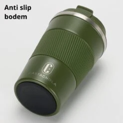 Castagnola Design RVS Koffiebeker To Go - Groen - 380ml - Thermosbeker - Theebeker -Bekerwinkel 1200x1200 665