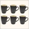 OTIX Koffiekopjes - Met Oor - Set Van 6 - Theekoppen - 340ml - Zwart - Keramiek 2 OTIX Koffiekopjes - Met Oor - Set Van 6 - Theekoppen - 340ml - Zwart - Keramiek -Bekerwinkel 1200x1200 797