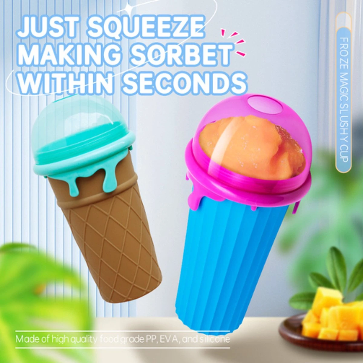 Frozen Magic Slushy Maker - Slush Puppy Maker - IJscrusher - Slush Puppy Beker - Slushy Puppy Maker - Slush Puppy Machine - Slush Maker - Slushy Cup - Tiktok - Bruin 6 Frozen Magic Slushy Maker - Slush Puppy Maker - IJscrusher - Slush Puppy Beker - Slushy Puppy Maker - Slush Puppy Machine - Slush Maker - Slushy Cup - Tiktok - Bruin - Afbeelding 4