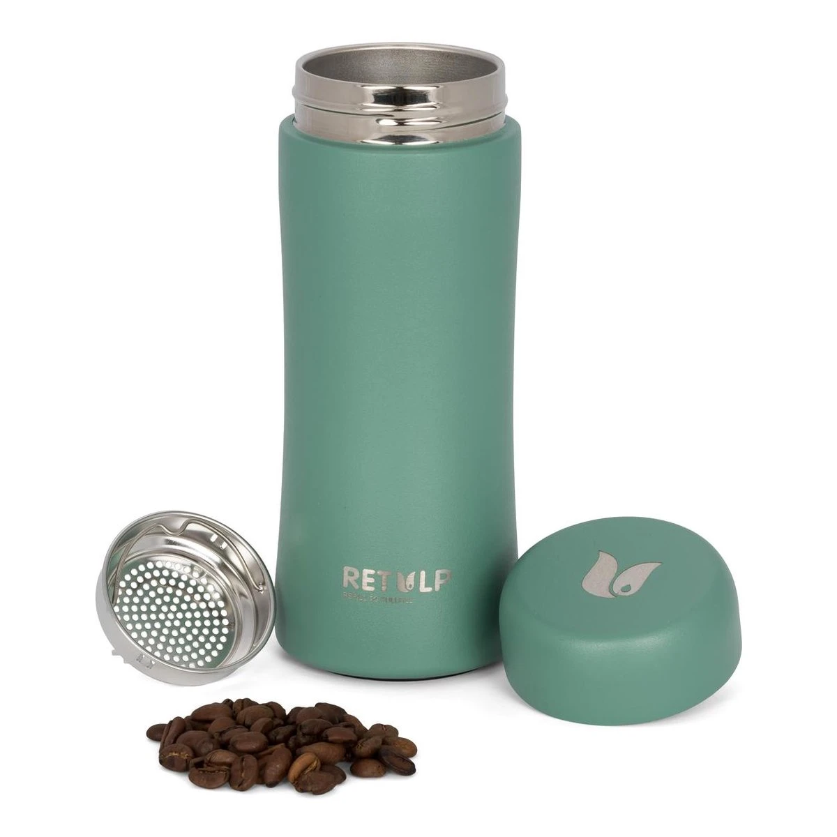 Retulp - Tumbler Thermosbeker - Teal Green - 300 Ml - Thermosfles - Groen 13 Retulp - Tumbler Thermosbeker - Teal Green - 300 Ml - Thermosfles - Groen - Afbeelding 11