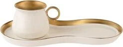 Karaca -Delon- Set Van 2 Koffiekopset-voor Twee Personen-Turkse Koffie-espresso-wit-gold-porselein- 8 Karaca -Delon- Set Van 2 Koffiekopset-voor Twee Personen-Turkse Koffie-espresso-wit-gold-porselein- -Bekerwinkel 1200x461