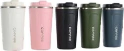 Koffiebeker To Go | Lekvrije Thermosbeker | Thermosfles | RVS Reisbeker | Dubbelwandige Travel Mug | 380 Ml | Blauw 12 Koffiebeker To Go | Lekvrije Thermosbeker | Thermosfles | RVS Reisbeker | Dubbelwandige Travel Mug | 380 Ml | Blauw -Bekerwinkel 1200x492