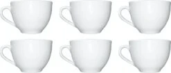 Merkloos Koffie Kopjes – Koffiekopjes – Koffiemokken – Cappuccino – Set Van 6 – Porselein – 250 Ml – Wit 11 Merkloos Koffie Kopjes – Koffiekopjes – Koffiemokken – Cappuccino – Set Van 6 – Porselein – 250 Ml – Wit -Bekerwinkel 1200x511