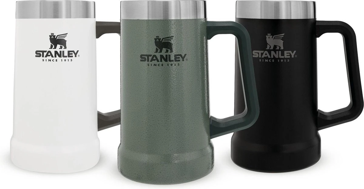 Stanley The Big Grip Beer Stein 0,7L - Beker - Hammertone Green 11 Stanley The Big Grip Beer Stein 0,7L - Beker - Hammertone Green - Afbeelding 9