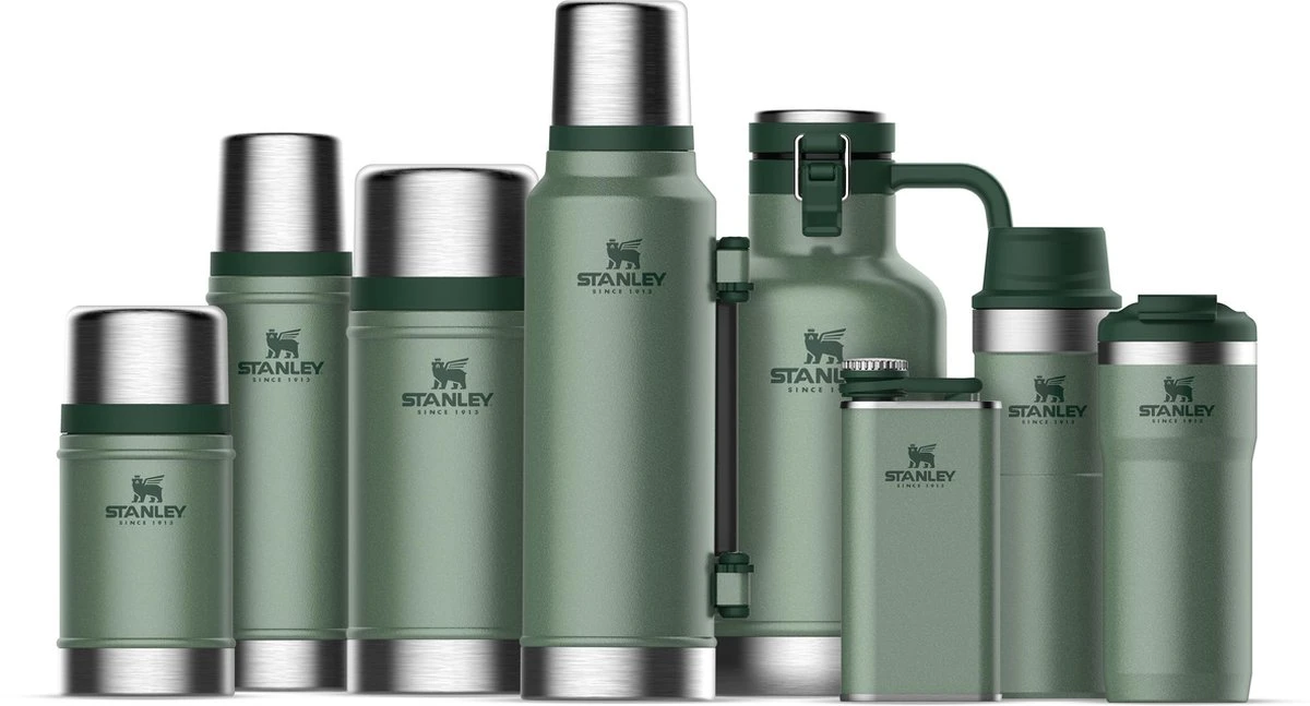 Stanley The Legendary Classic Bottle 0,75L - Thermosfles - Hammertone Green 4 Stanley The Legendary Classic Bottle 0,75L - Thermosfles - Hammertone Green - Afbeelding 2