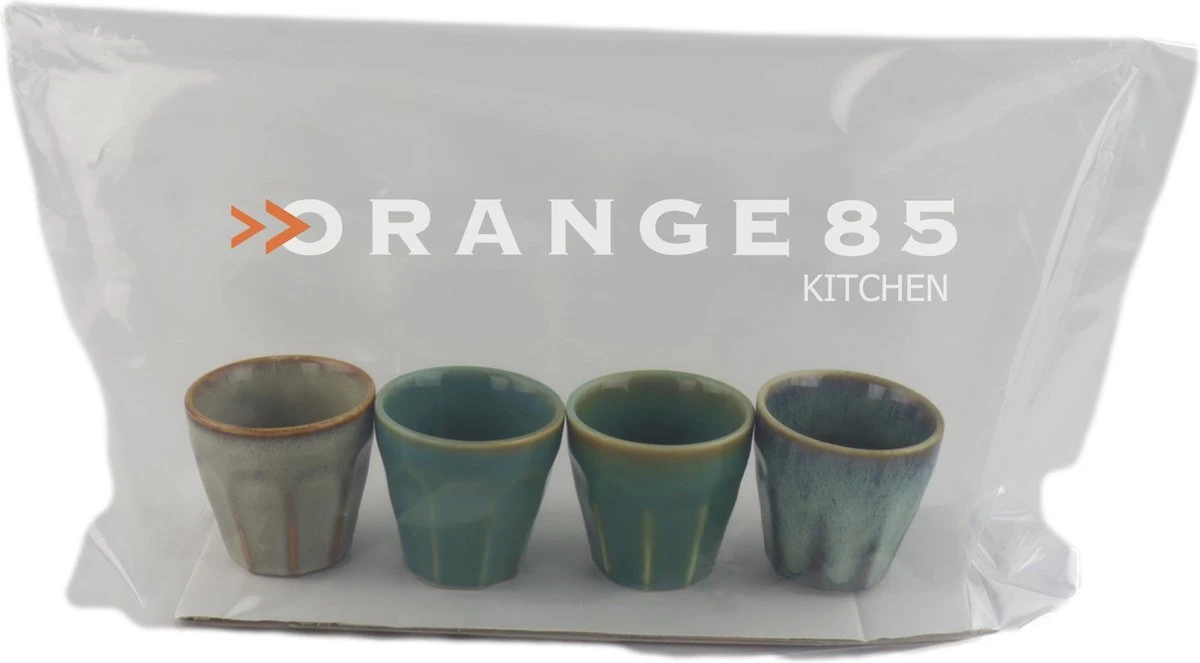 Orange85 Espresso Kopjes - Set Van 4 - Porselein - Hittebestendig - 90 Ml - Rond - Espresso - Mokken - Glazen - Koffiekopjes 8 Orange85 Espresso Kopjes - Set Van 4 - Porselein - Hittebestendig - 90 Ml - Rond - Espresso - Mokken - Glazen - Koffiekopjes - Afbeelding 6